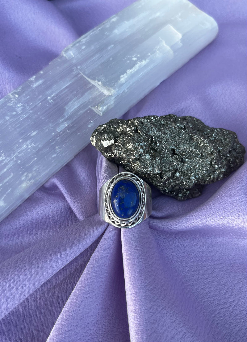 Anel Lapis Lazuli I