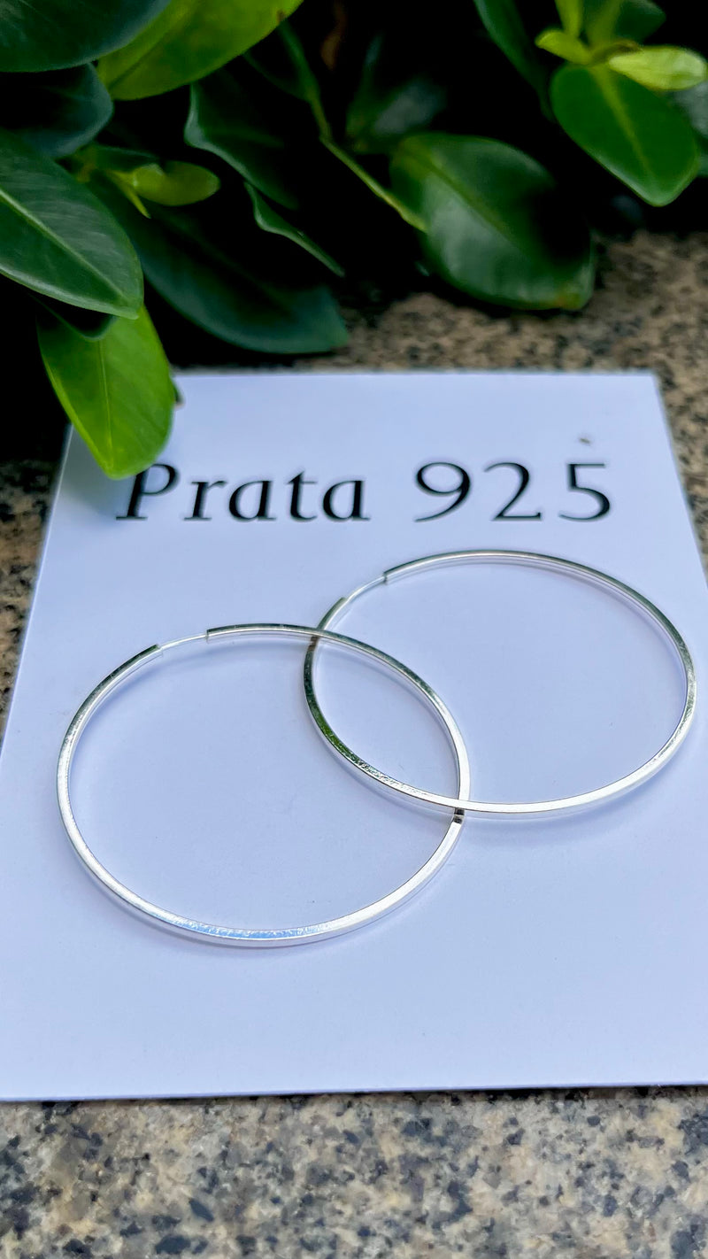 Argola Redonda Laminada 40mm