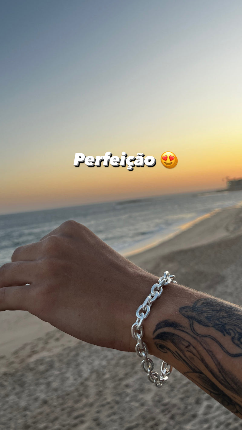 Pulseira elo corrente