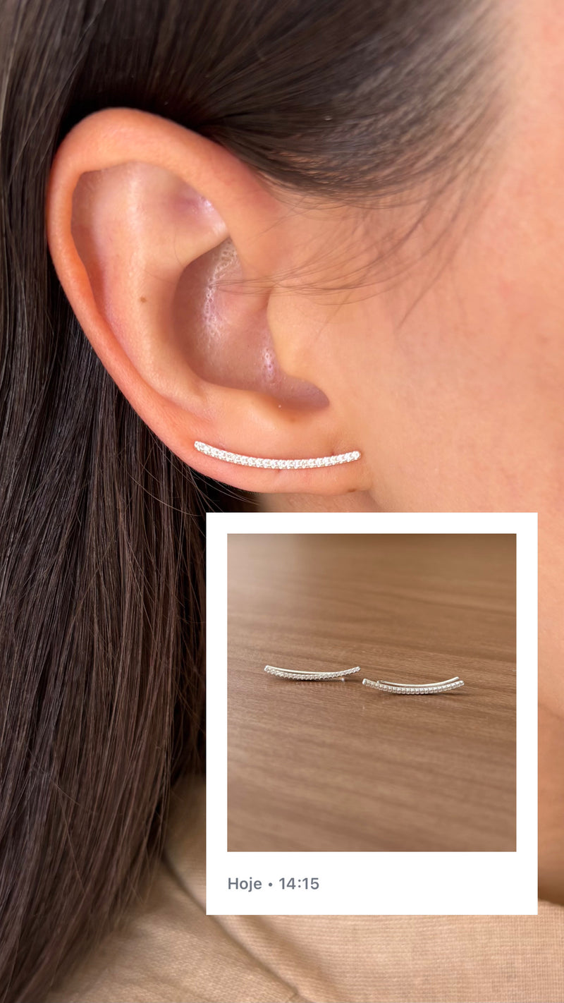Ear cuff linha Cravejada