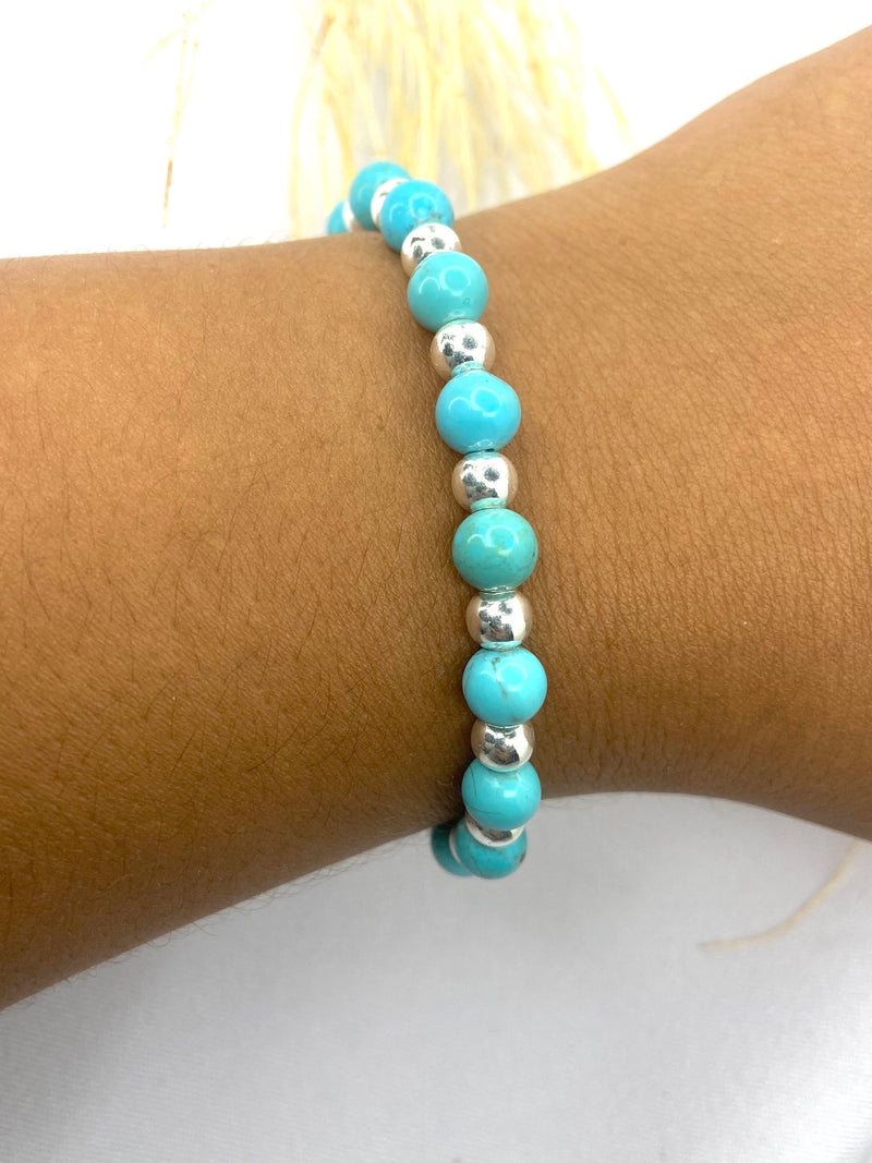 Pulseira Turquesa C/Prata