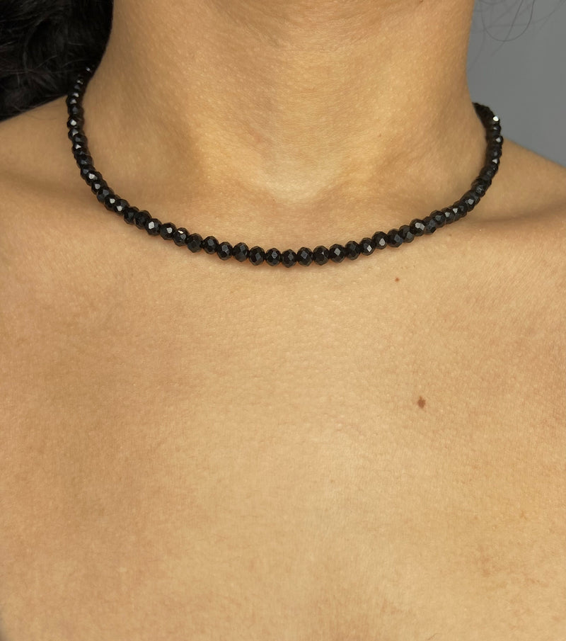Choker Swarovski Preta